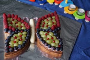 Geburtstagskuchen ohne Zucker - Schmetterlingskuchen von breifreibaby