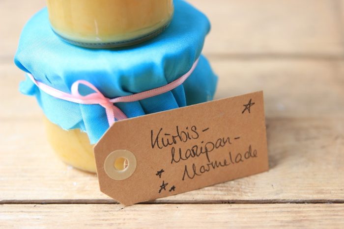 Geschenke aus der Küche – Kürbis-Marzipan-Marmelade • breifreibaby