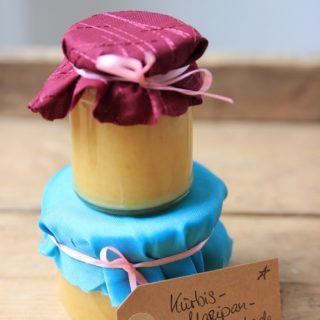 selbstgemachte Geschenke aus der Küche - Kürbis-Marzipan-Marmelade Rezept