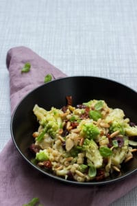 Mediterraner Nudelsalat mit Romanesco - schneller Salat zum Grillen