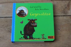 Tolle Kinderbücher: Gegensätze und Mein erstes Fühlbuch, hier der Grüffelo von Axel Scheffler