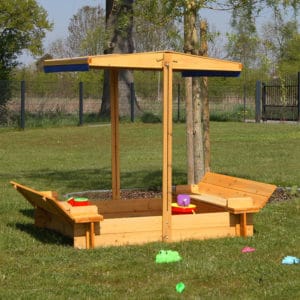 Ein Sandkasten für unseren Saisongarten - eBay Home & Garden machts möglich
