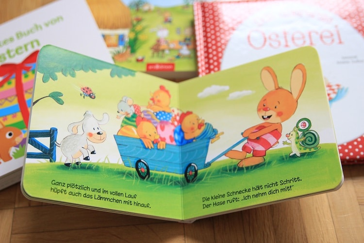 Die besten Kinderbücher zum Thema Ostern - wie stellen sie vor und verlosen sie