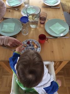 Vorspeise fürs breifreibaby: Mandarine und Pflaume - WIB Ostern