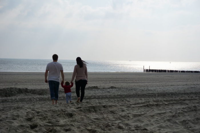 Familienmomente im Urlaub in Holland an der Nordsee