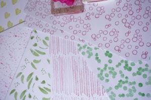 Deko pink und grün für die Hochzeit - Stempel Stampin up - unsere Freitagslieblinge am 2.6.