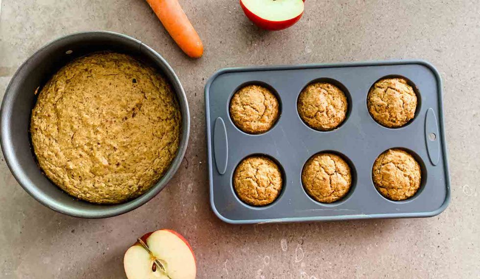 Gesunde Muffins für Babys ein tolles Rezept für Möhrenmuffins