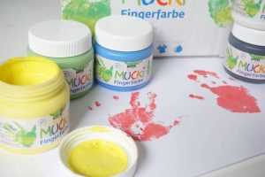 Fingerfarbe für Babys und Kleinkinder von Mucki