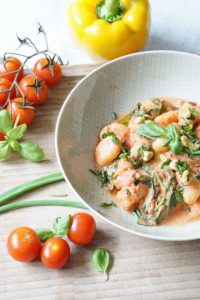 Gnocchi mit Tomatensoße - vegetarische HelloFresh Box