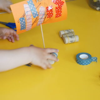 Segelboot basteln aus Pappe und Korken - DiY mit Kleinkind und Kids für ein kleines Boot