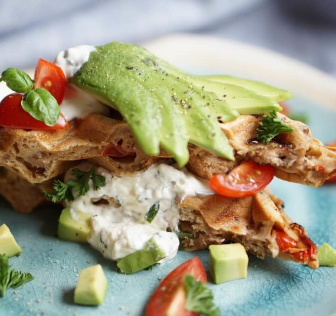 Waffeln mit Fleisch blitzschnell zubereiten - egal ob für ein schnelles Abendessen oder als BLW Rezept