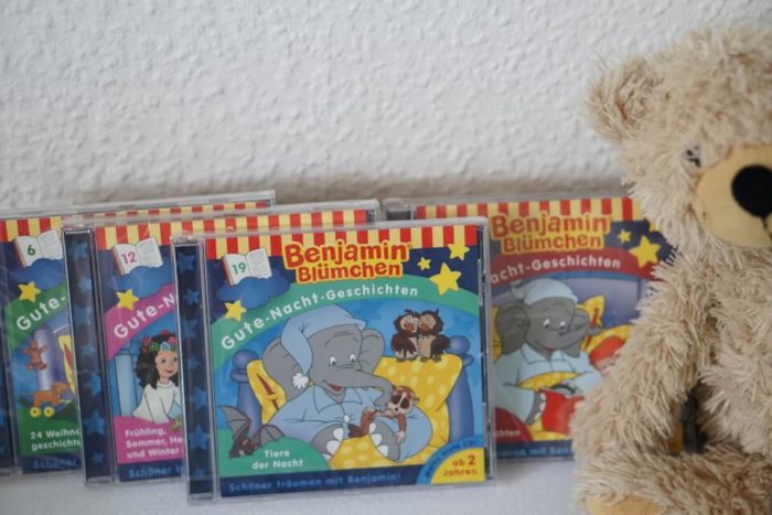 Hörspiele für Kleinkinder ab 2 Jahren - Benjamin Blümchen Gutce Nacht Geschichten CDs - Gewinnspiel für unserer Blog Leser