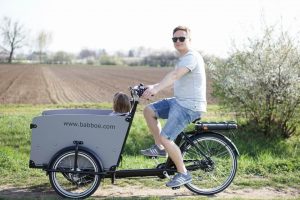 Das Babboe Big-E Lastenrad mit elektronischer Unterstützung
