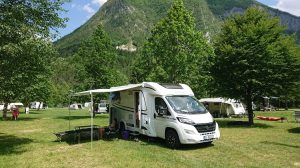 Camping in Slowenien an der Soca