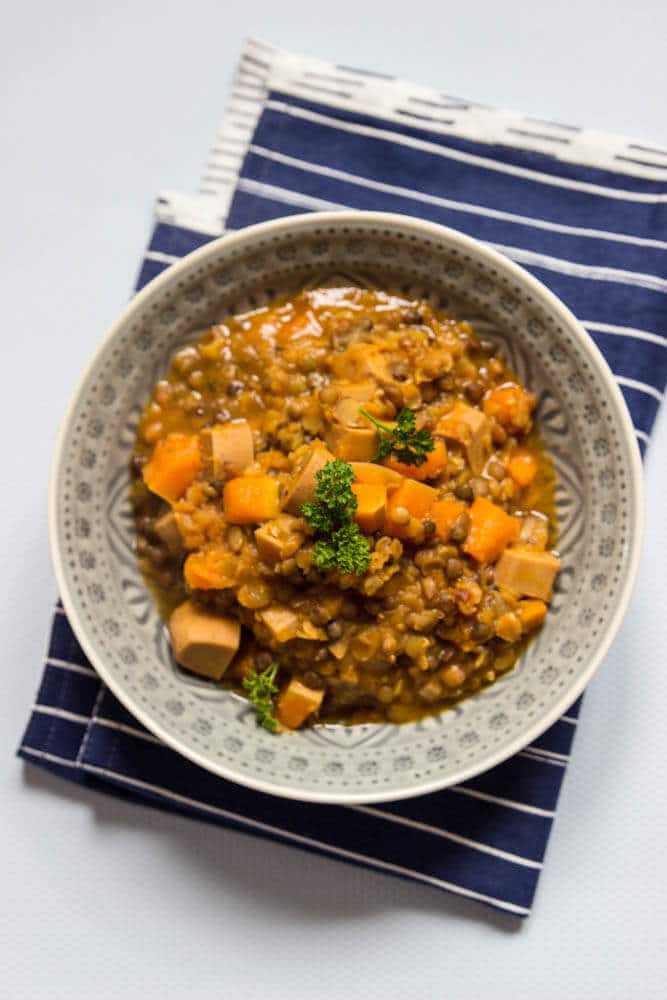 Klassische Linsensuppe Vegan Fur Kleinkinder Und Erwachsene