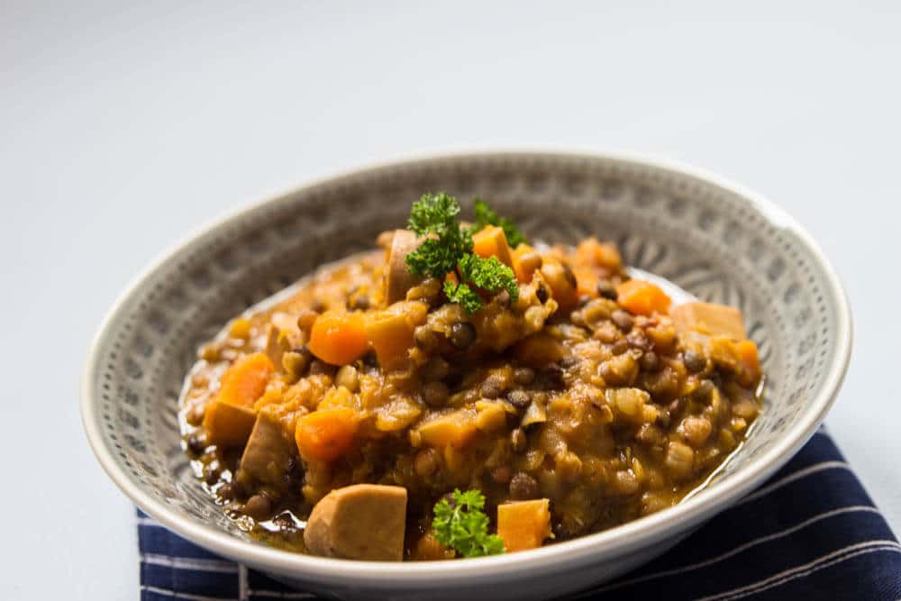 Klassische Linsensuppe Vegan Fur Kleinkinder Und Erwachsene