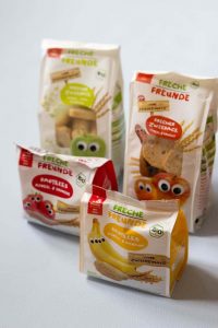 Freche Freunde Snacks für Babys und Kleinkinder - Obst und Gemüse für unterwegs. Für BLW und breifrei Babys und Kleinkinder