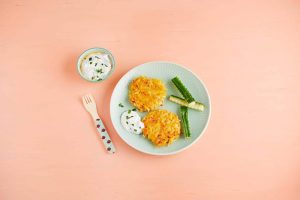 Couscousbratline mit Fenchel für BLW Babys - vegane und vegetarische Rezepte für Babys