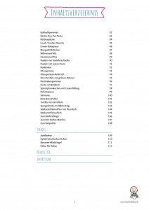 Das Breifrei Kochbuch 100 Rezepte Inhaltsverzeichnis