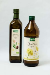 Bratöl von Byodo für die Familienküche