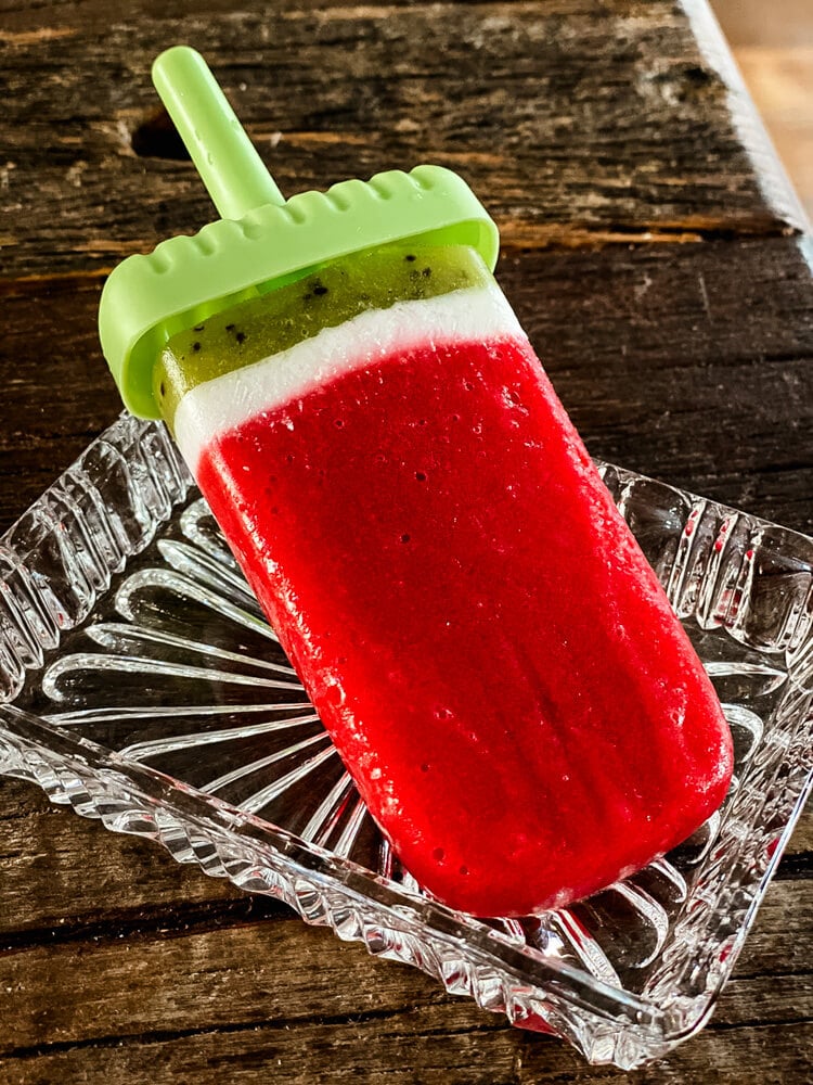 Eis für Kinder - Wassermeloneneis zuckerfrei selber machen