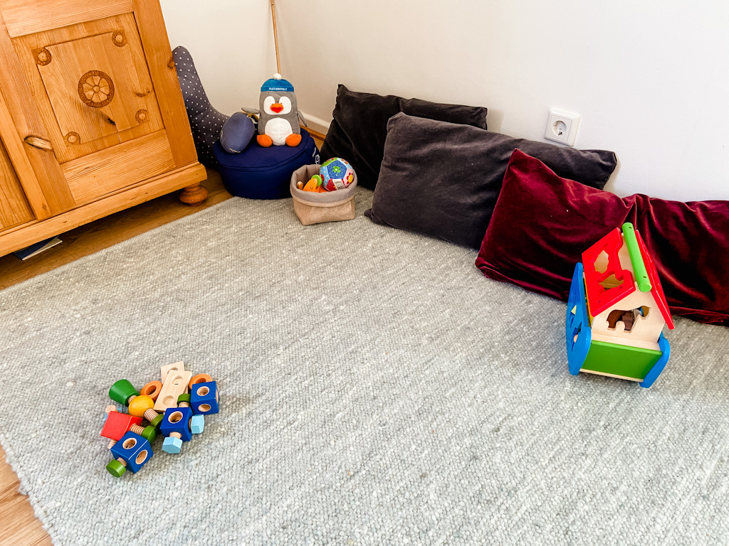 Kinderzimmer ökologisch einrichten Teppich
