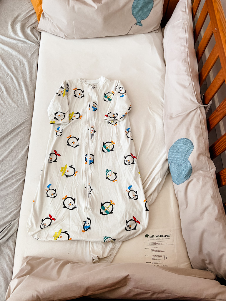 Kinderzimmer ökologisch einrichten Babyschlafsack
