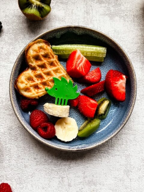 Einfache Waffeln mit Babybrei backen - schnell und köstlich!