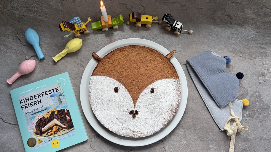 Kindergeburtstag Ideen - Fuchskuchen