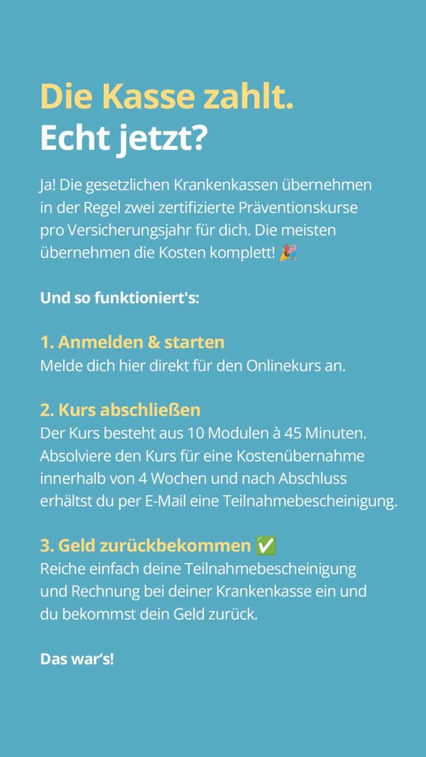 Beikostkurs Krankenkasse