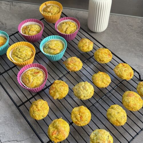 Rezept: Zucchini-Kürbis-Muffins