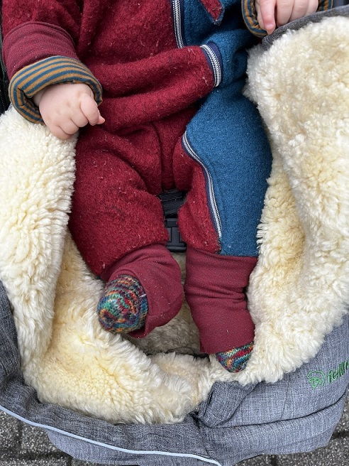 Winter mit Baby - warm eingepackt
