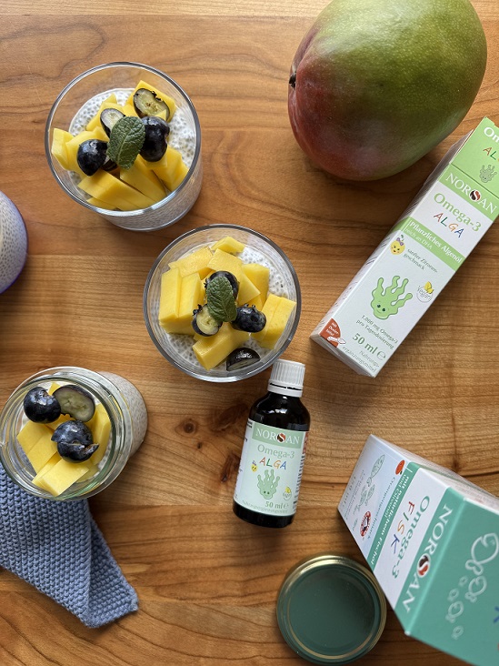 Omega-3 Frühstück mit Algenöl