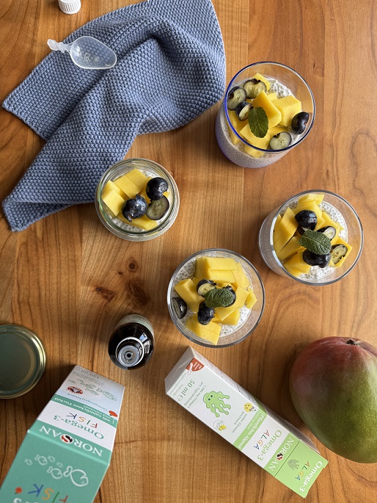 Omega-3 Frühstück Chiapudding