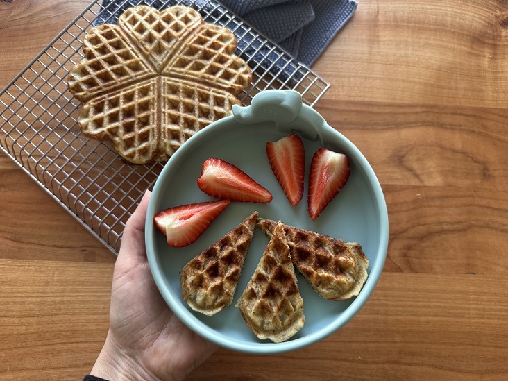 Waffeln ohne Zucker