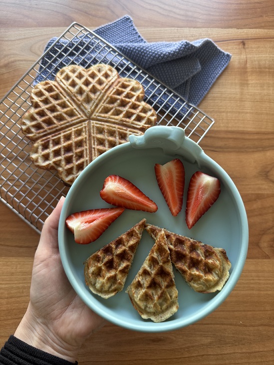Waffeln ohne Zucker gesüßt