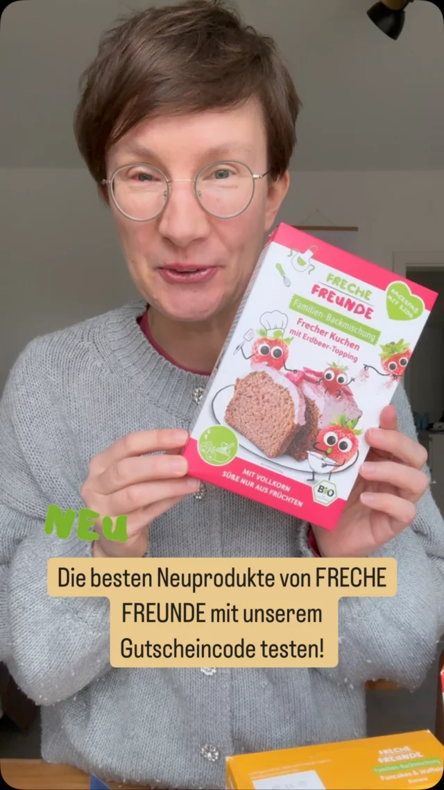 [Anzeige] Mit unserem @frechefreunde Code: breifrei10 kannst du bis Ende des Monats 10% UND versandkostenfrei sparen. 

🥕Neben den genialen Klassikern für Babys und Kleinkinder solltest du unbedingt die 5 neuen Produkte testen, die wir dir im Video zeigen. 
🧇🥞zuckerfreie Backmischung für Waffeln und Pancakes
🍓ein genial leckerer Erdbeer-Vollkornkuchen
🥕🍕Pizzaschnecken
🍢Mini-Fruchtriegel
🥣geniales Basismüsli

✳️Bei FRECHE FREUNDE findest du nicht nur Snacks, sondern auch super leckere Gläschen für dein Baby, leckere Pasta, Riegel für deine größeren Kinder und natürlich eine große Auswahl an Quetschies! 

#beikost #breifrei #frechefreunde