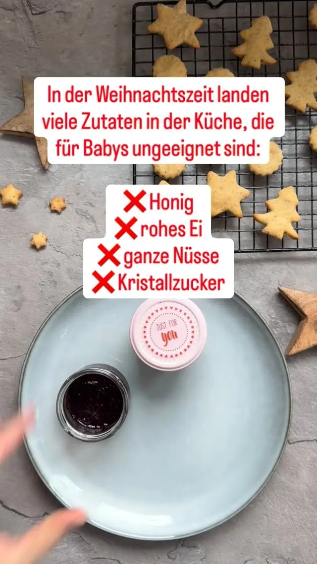 Weihnachten heißt: Vanillekipferl, Kokosmakronen, Spritzgebäck…
Aber: viele klassische Rezepte enthalten Zutaten, die für Babys nicht geeignet sind.
‌
❌ Kristallzucker
❌ Honig
❌ Ganze Nüsse
❌ Künstliche Aromen
‌
💡 Unser E-Book zeigt dir, wie du kinderfreundlich & sicher backst – ohne Risiko, aber mit ganz viel Geschmack!
Wir haben Rezepte wie Zimtschnecken, Adventsmuffins, Lebkuchenwürfel, Cashewkekse, Nusskekse und viele mehr für die ganze Familie erstellt!
‌
👉 Kommentiere „🍪“ und wir senden dir den Link direkt per DM.
‌
#plätzchenfürbabys #breifreiweihnachten #sicherbacken #beikoststart #kinderbackenmit #plätzchenliebe #breifreibaby